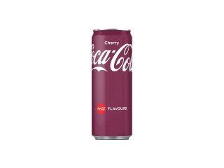 Coca Cola Cherry import Olanda, 330 ml, doza Total Blue 0728.305.612